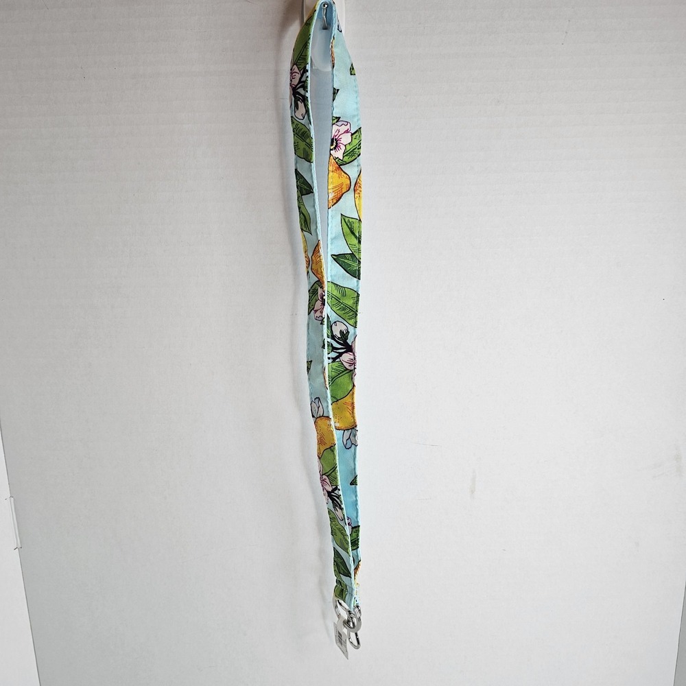 Vera Bradley Lemon Grove Wide Lanyard Floral Lemons NWT - Picture 5 of 5